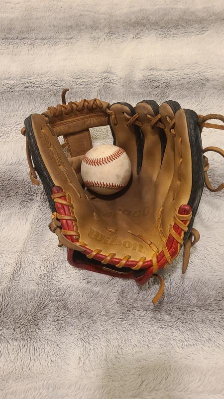Wilson A2000 PF89 11.5 Pedroia fit Baseball Glove - Right Hand Throw -  Saddle Tan/Blonde - Temple's Sporting Goods