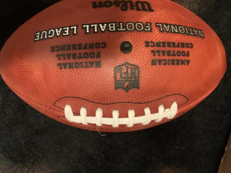 Fingerhut - Wilson The Duke NFL Leather Game Football