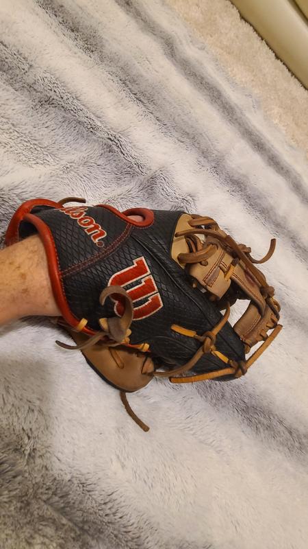 Wilson A2000 PF89 11.5 Pedroia fit Baseball Glove - Right Hand Throw -  Saddle Tan/Blonde - Temple's Sporting Goods