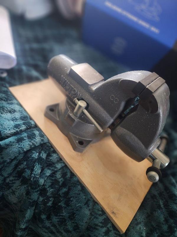 回転台付ﾊﾞｲｽ WILTON-125 Combo Pipe/Bench 3-1/2 Rnd Chan Vise w/Swivel Base | Wilton