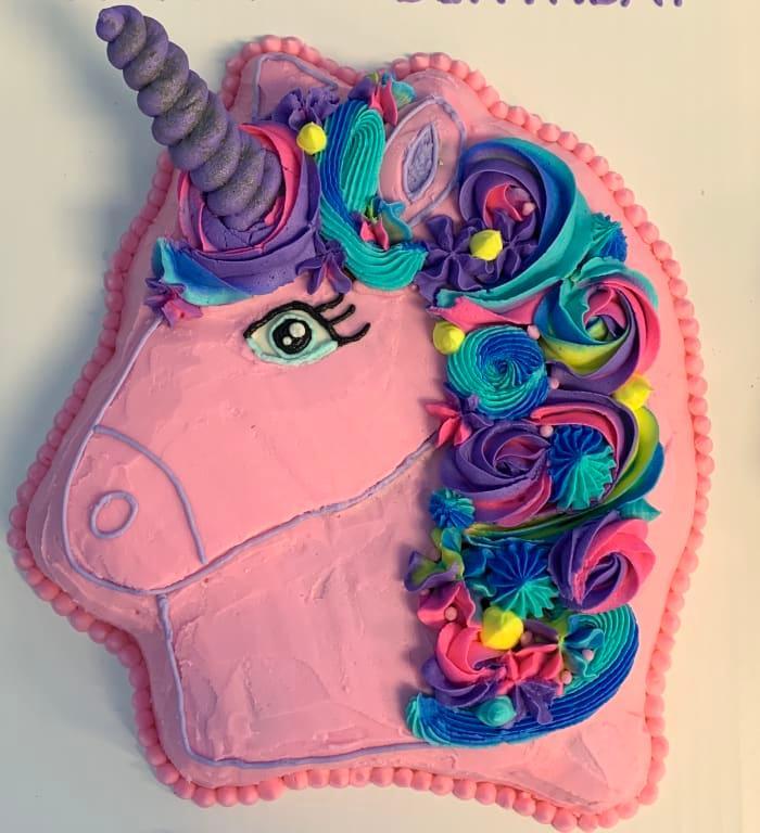 Unicorn cake pan wilton sales