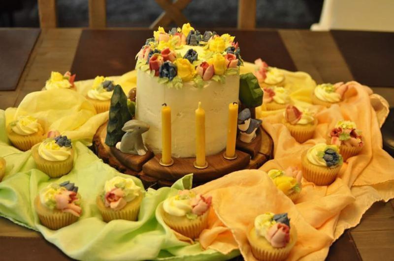 My daughter's homemade third birthday cake