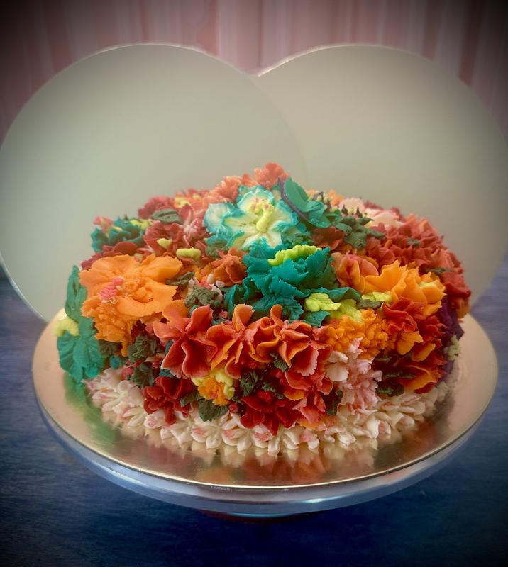 Flower Basket Cake Russian Flower Tips Cake Decorating Flowers