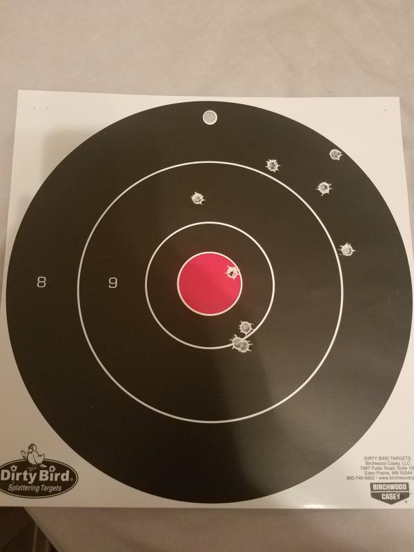 Top 6 shots Winchester XP....Bottom 3...Other Manufacture.