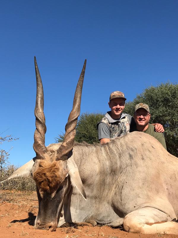 My Son and his Eland!
