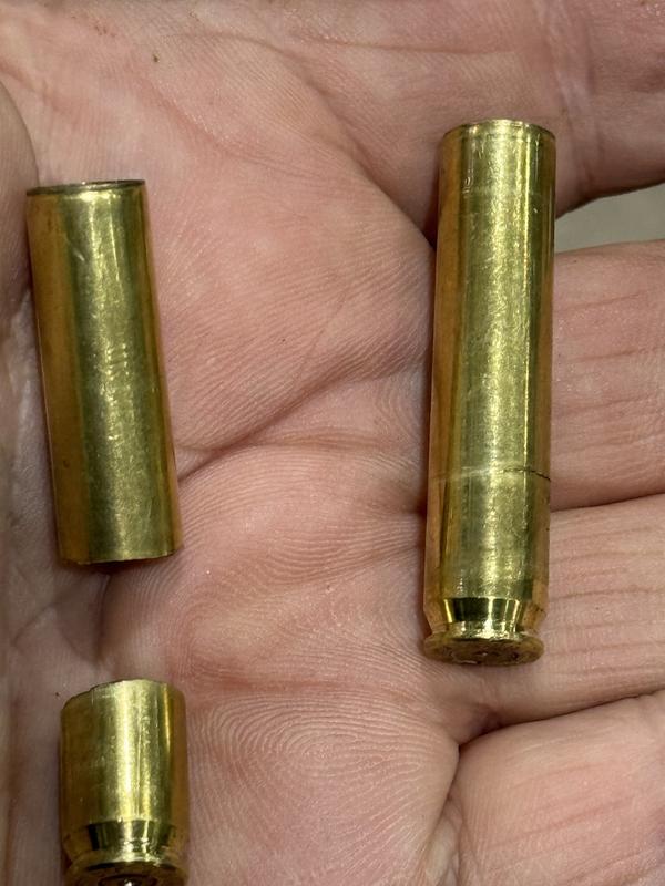 broken and split from a new rifle Winchester XPR