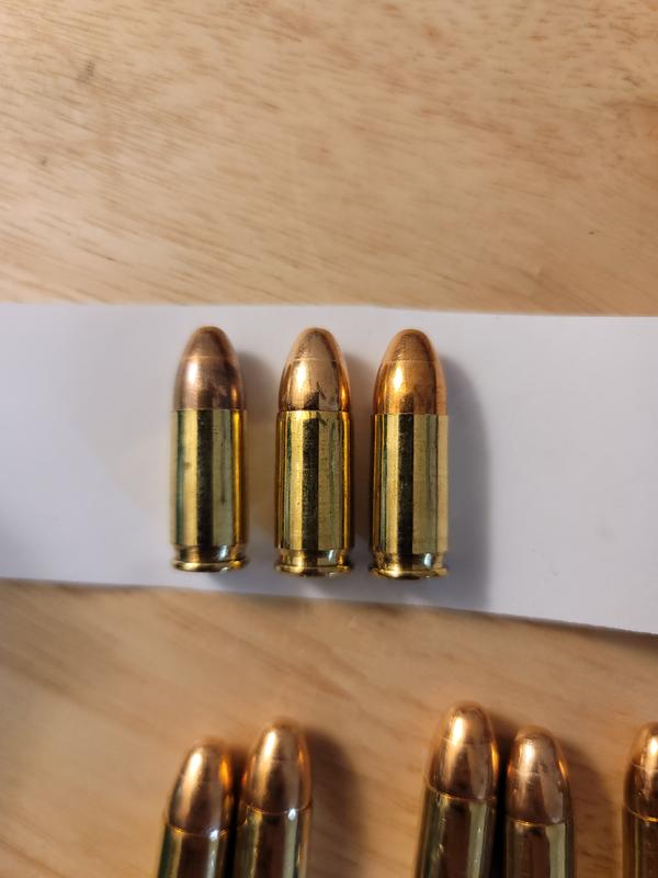 here's an example left and right are normal the center one is extremally over crimped.