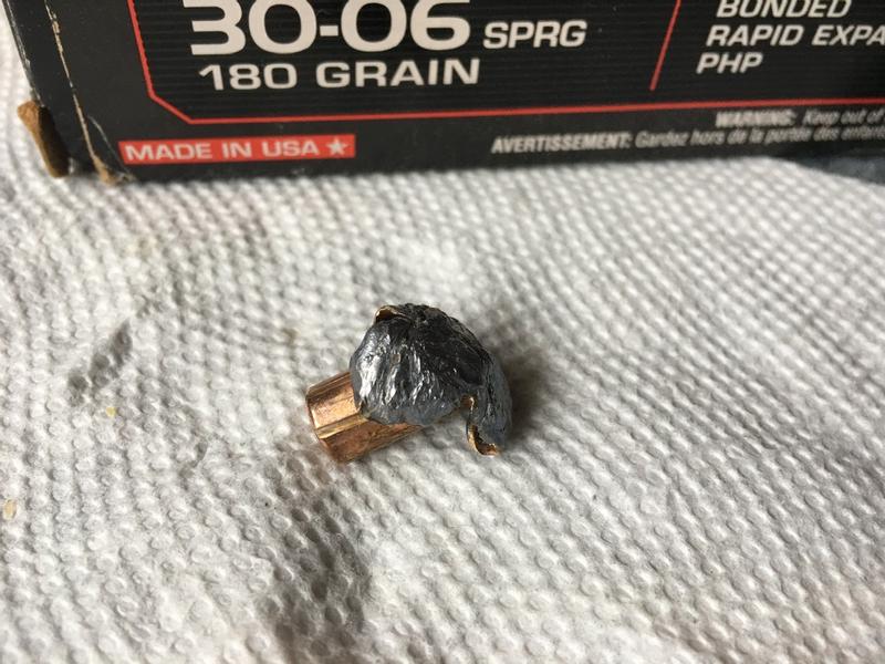 Took a bison with this at 250 yards, a clean kill.