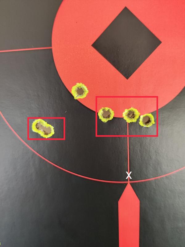 First two 6moa to the left.  Three moa adjustment then three more and I'm goid