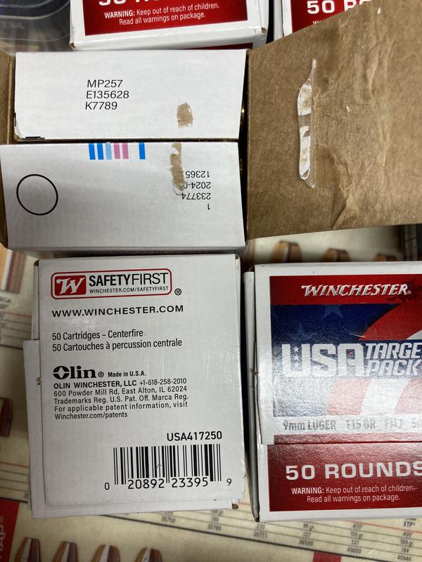 USA Target Pack 9mm 115gr 50rds - bad lot?