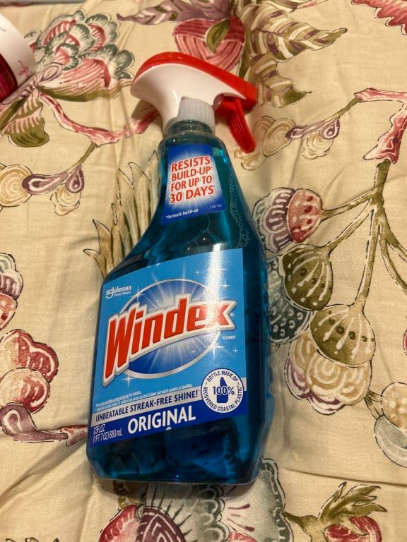 Windex Glass Cleaner, Original Blue, Spray Bottle, 23 fl oz