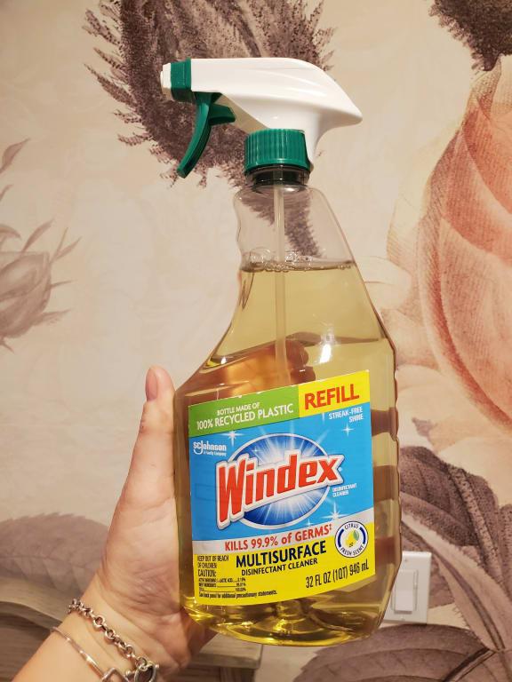 Windex deals disinfectant cleaner