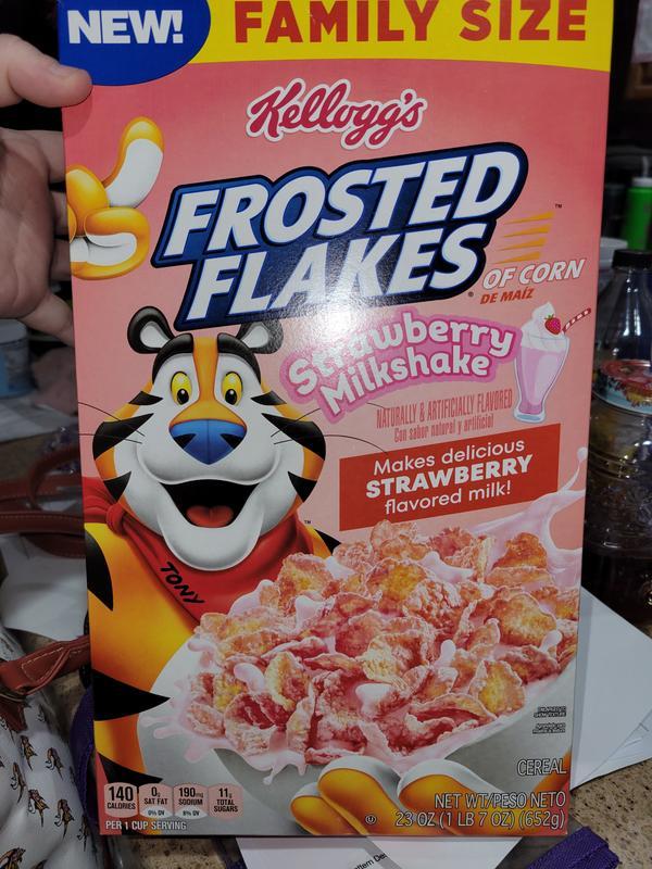 Kellogg's Frosted Flakes® Strawberry Milkshake