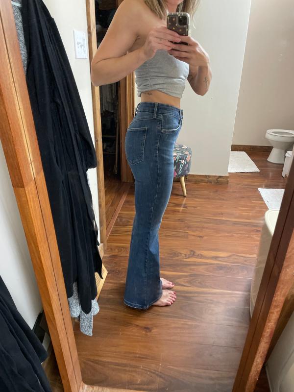 Customer photo for "Flattering and stretchy"