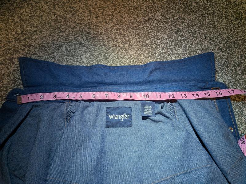 Tag=15, Measurement after a wash and dry=15.5.