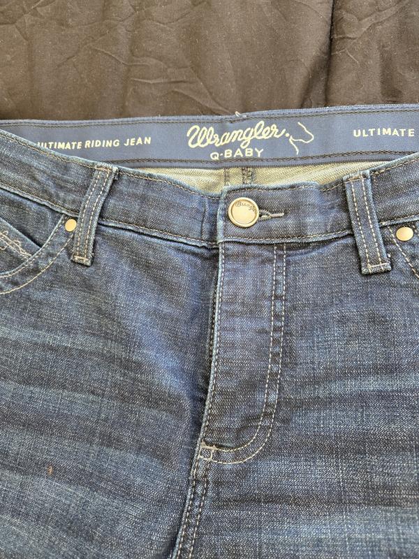 The jeans are 3 shades darker than these pictures