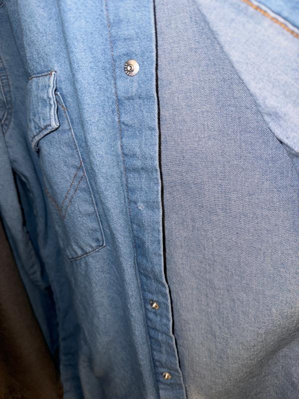 Cowboy Cut® Long Sleeve Western Snap Chambray Work Shirt | SHIRTS