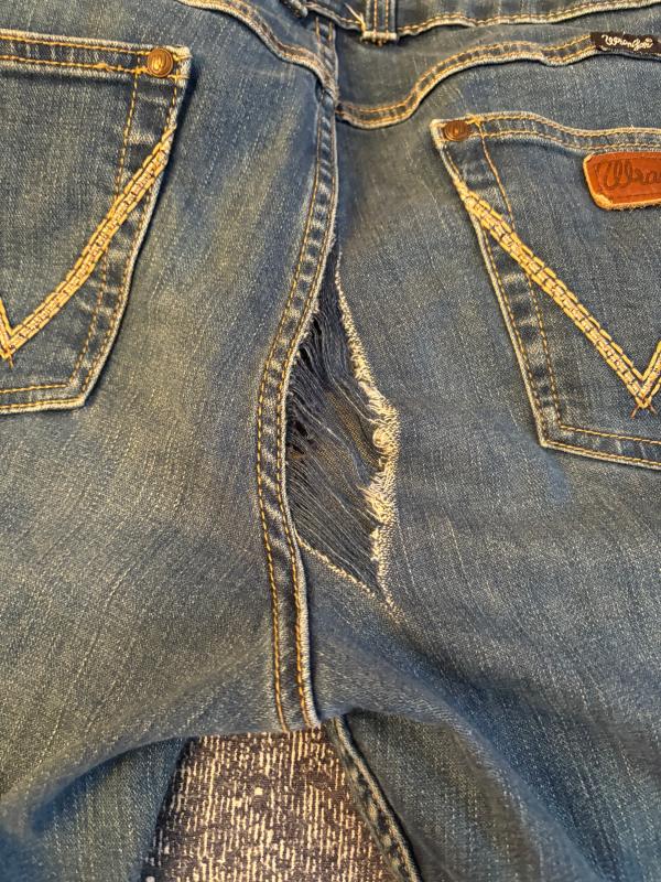Just frayed