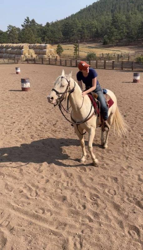 Putting these Willow jeans to the test at Cherokee Park Ranch!