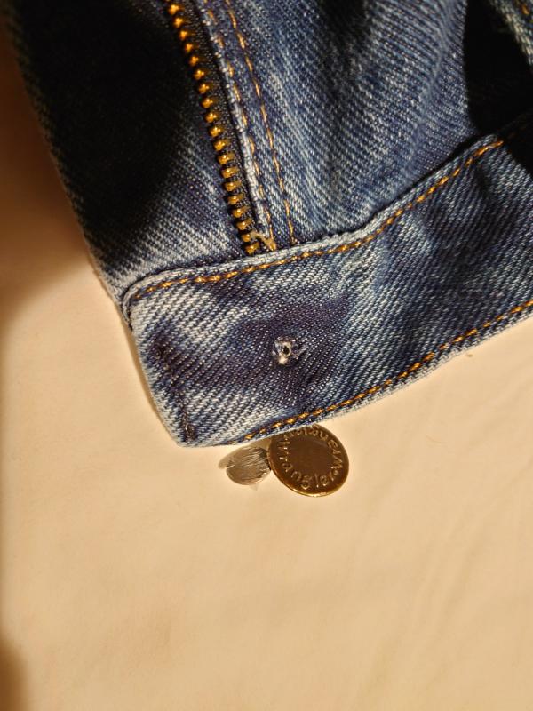 Broke button on 1st wash.