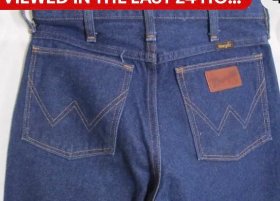 New Wrangler 935 do not have rivets on pockets