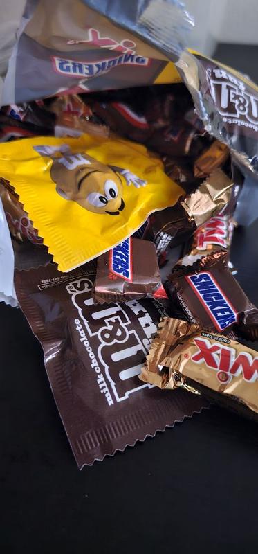 Mars M&M's, Twix, Snickers Candy Bars, Mxd Fun Size SUP
