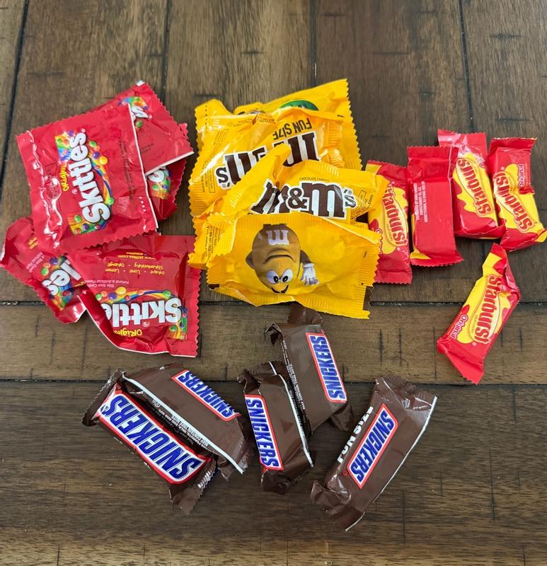 Mars 19.44 oz M&M's, Snickers, Skittles and Starburst Fun Size