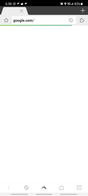 Browser not loading