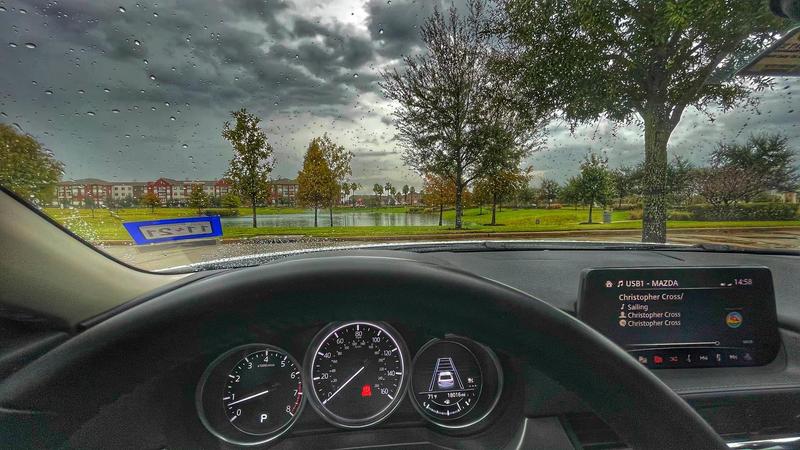 A view on a rainy day drive!