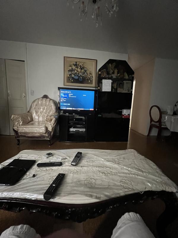 Inside house