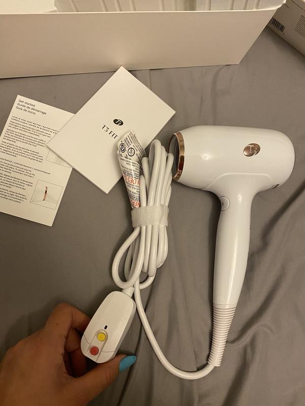 T3 Fit Compact Hair Dryer in White/Rose Gold Customer Reviews | Bed Bath &  Beyond