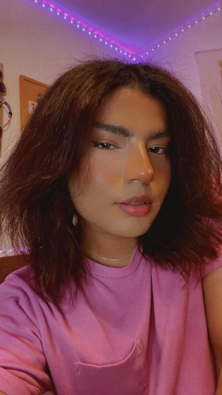 My hair after using the flat iron