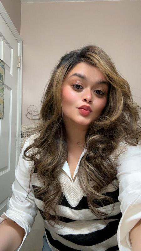 Customer photo for "Salon blowout at home!"