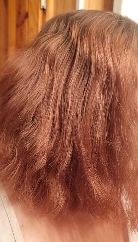 Before using the straightener my hair had been up in a bun for about 12 hours