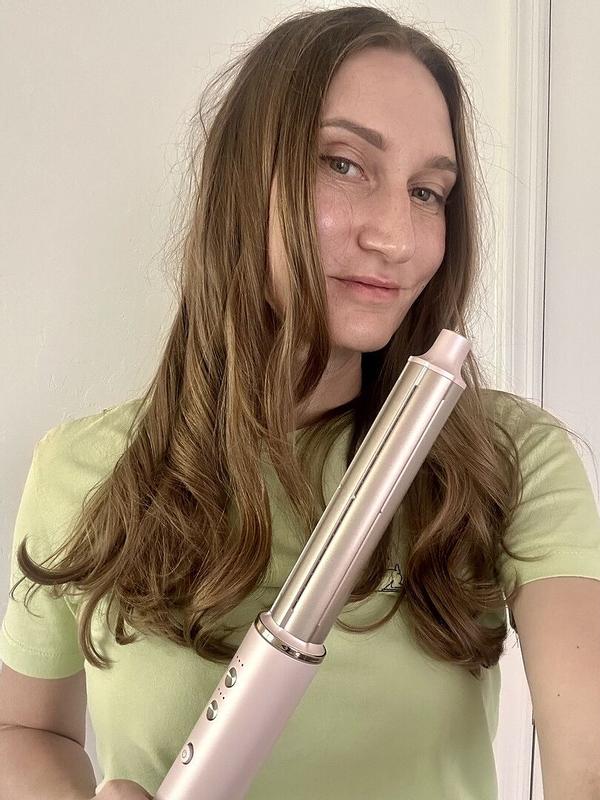 Customer photo for "Love the volume and soft curls"