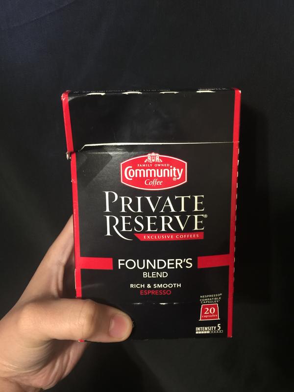 Community Coffee® Private Reserve® Founders Espresso Capsules 20Count