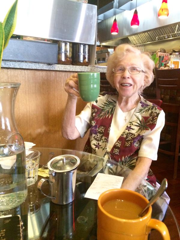 Momma loves her coffee.