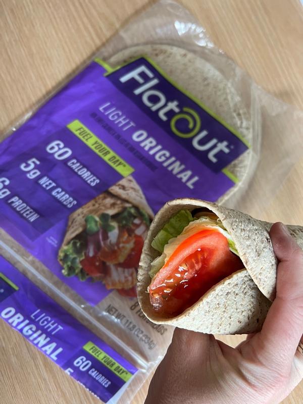 Turkey and Avocado Club Flatbread Wrap - Flatoutbread