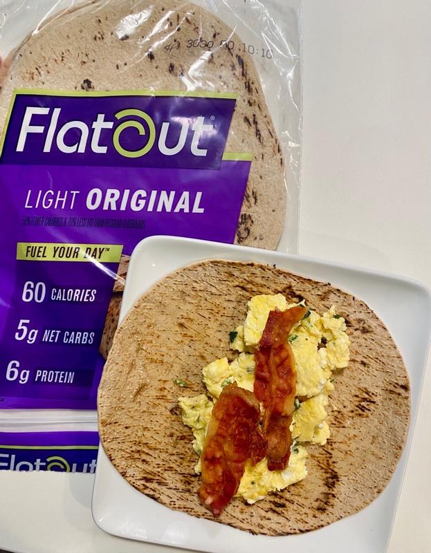 Turkey and Avocado Club Flatbread Wrap - Flatoutbread