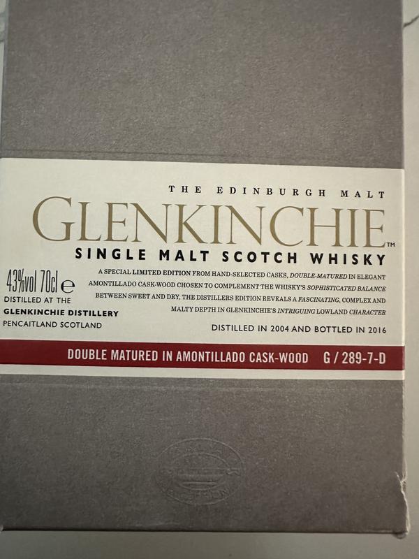 GLENKINCHIE 12 Y.O. 0.7L Single Malt Scotch Whisky With Box – Prike