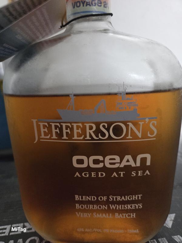 JEFFERSON’S OCEAN AGED AT SEA Jefferson's Ocean Aged at Sea Straight Bourbon
