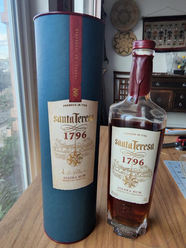 Santa Teresa ラム 700ml 40% Santa Teresa Santa Teresa / 1796 Solera Rum 40% abv / 750mL