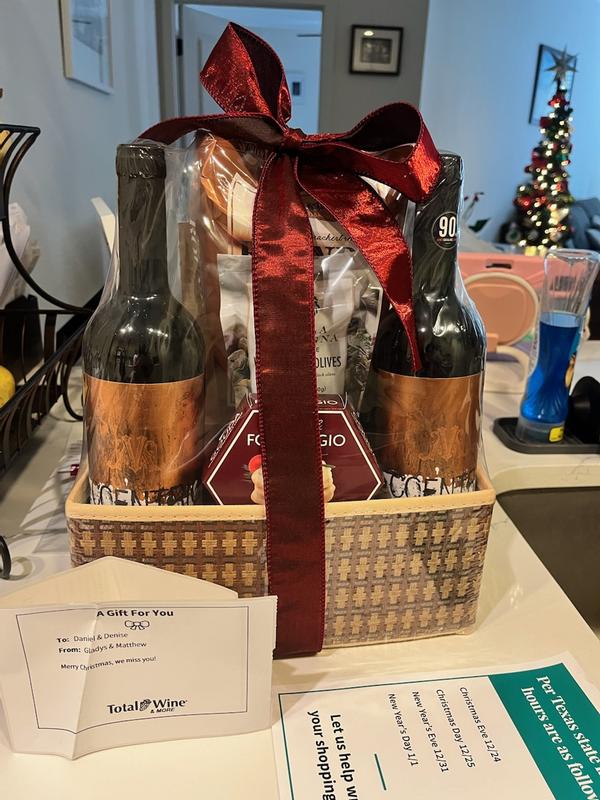 Total wine gift deals basket