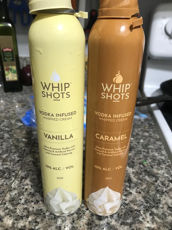 Whip Shots Vodka Infused Whipped Cream Vanilla 200ml Aluminum Bottle -  Buster's Liquors & Wines