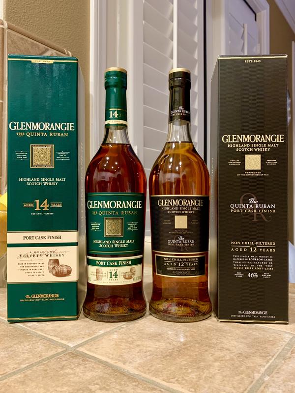 Glenmorangie The Quinta Ruban Aged 14 Years Highland Single Malt Scotch  Whiskey 750ml - Old Town Tequila