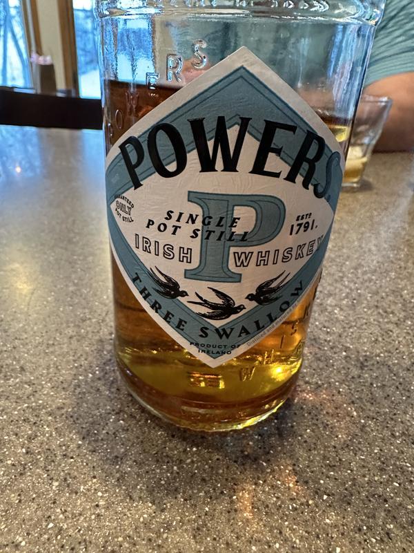 Powers Three Swallow Release Single Pot Still Irish Whiskey (750ml)