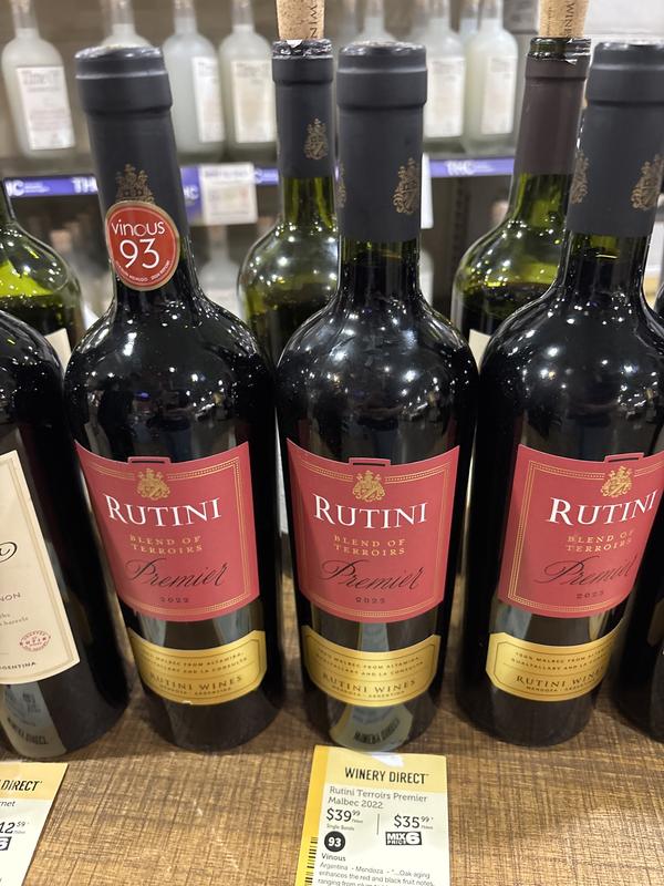 Rutini Blend of Terroirs Premier Malbec | Total Wine & More