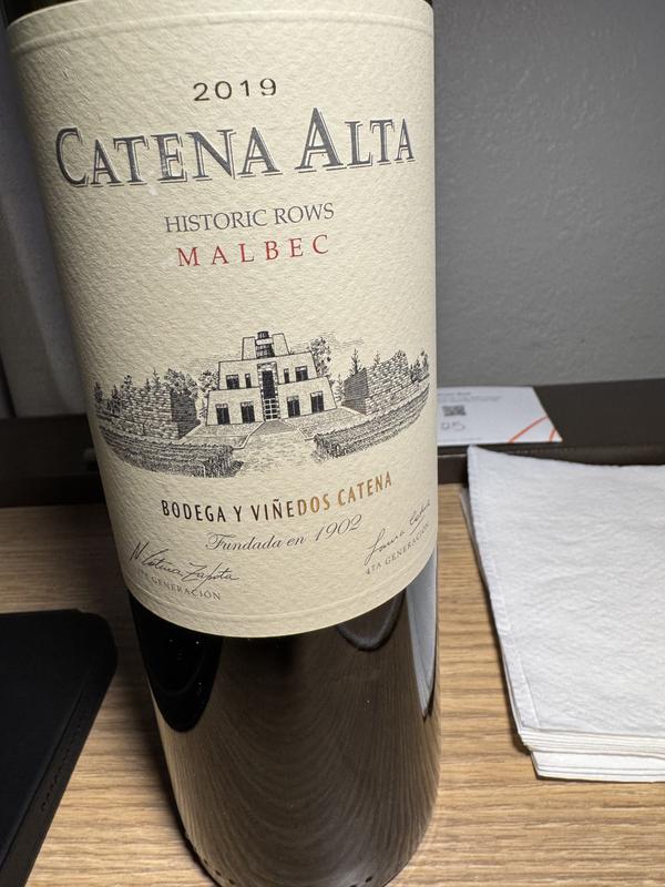 CATENA ALTA マルベック 750ml Catena Alta Malbec 2020 750ml - Oak and Barrel