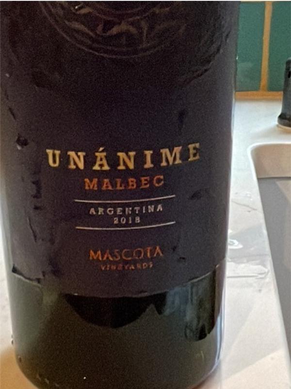 Mascota Vineyards Unanime Malbec Total Wine More