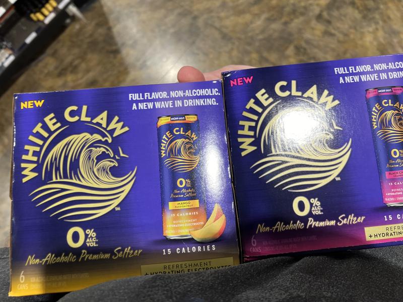 White Claw Non-Alcoholic 0% Black Cherry Cranberry | Total Wine & More